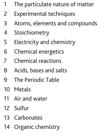 Chemistry IGCSE Cambridge Syllabus Updates (2023-2025) - Theigclub