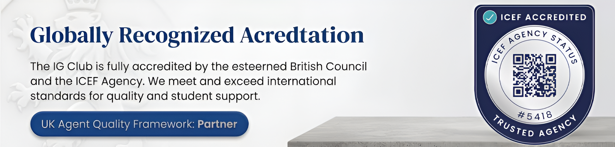 Study Abroad Accreditation Banner