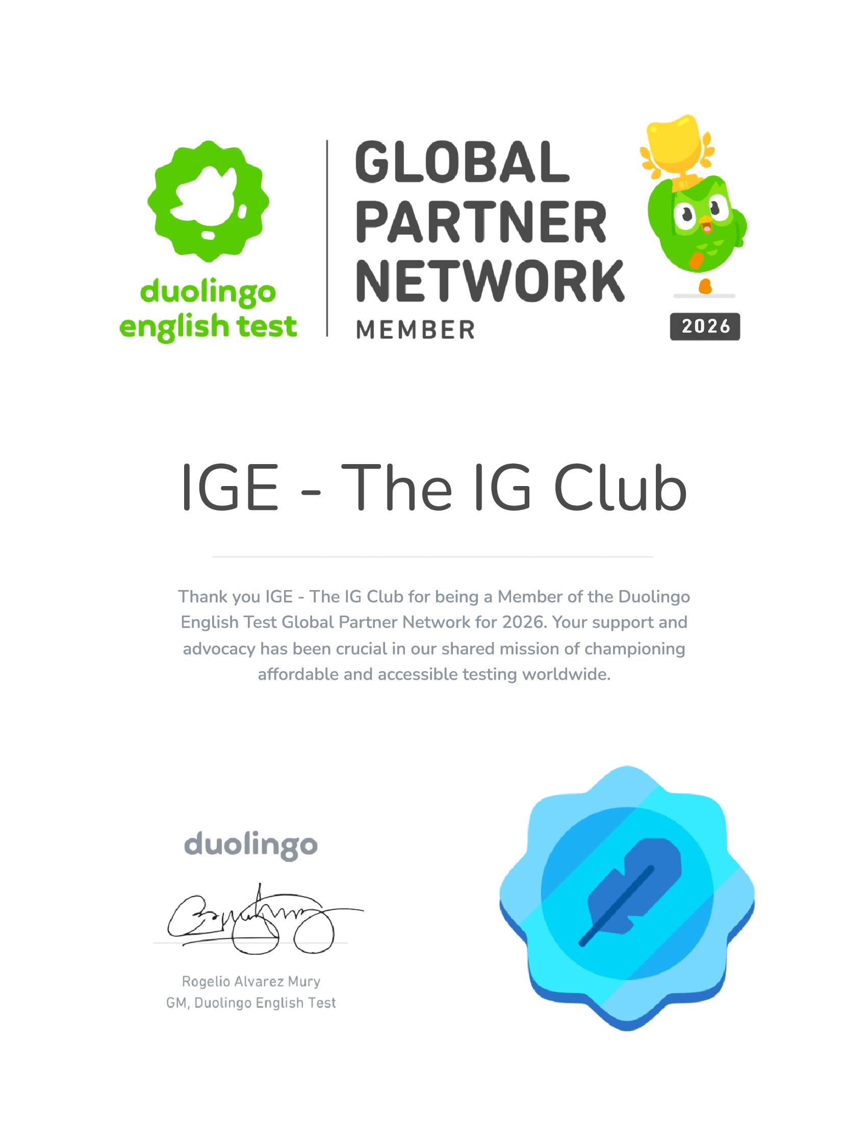 Duolingo Partner