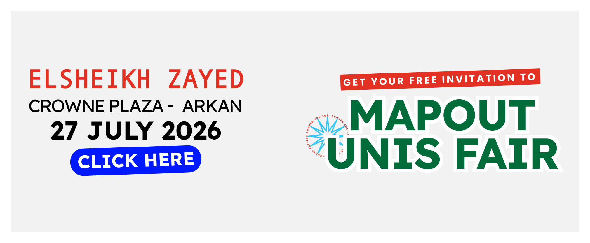 El Sheikh Zayed Map Out Universities Roadshow